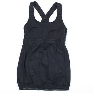 Lululemon Racerback Tank Top WOMENS 4 Black A1-12